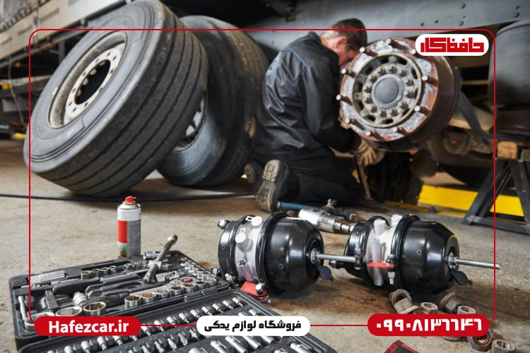 آموزش تعمیر پمپ باد کامیون